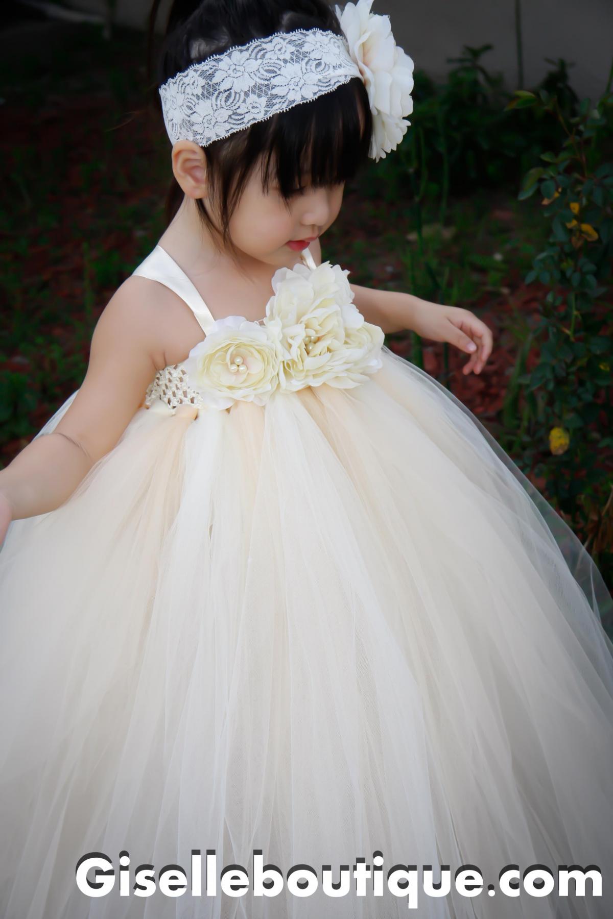 Matching Baby And Toddler Flower Girl Dresses